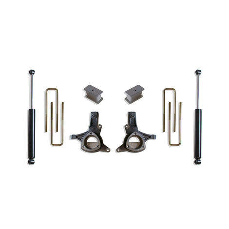 4.5in/2in MaxPro Spindle Lift Kit w/Shocks <br> 07-16 Chevy Silverado GMC Sierra 1500 HD Classic