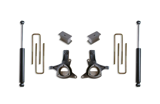 4.5in/2in MaxPro Spindle Lift Kit w/Shocks <br> 07-16 Chevy Silverado GMC Sierra 1500 HD Classic