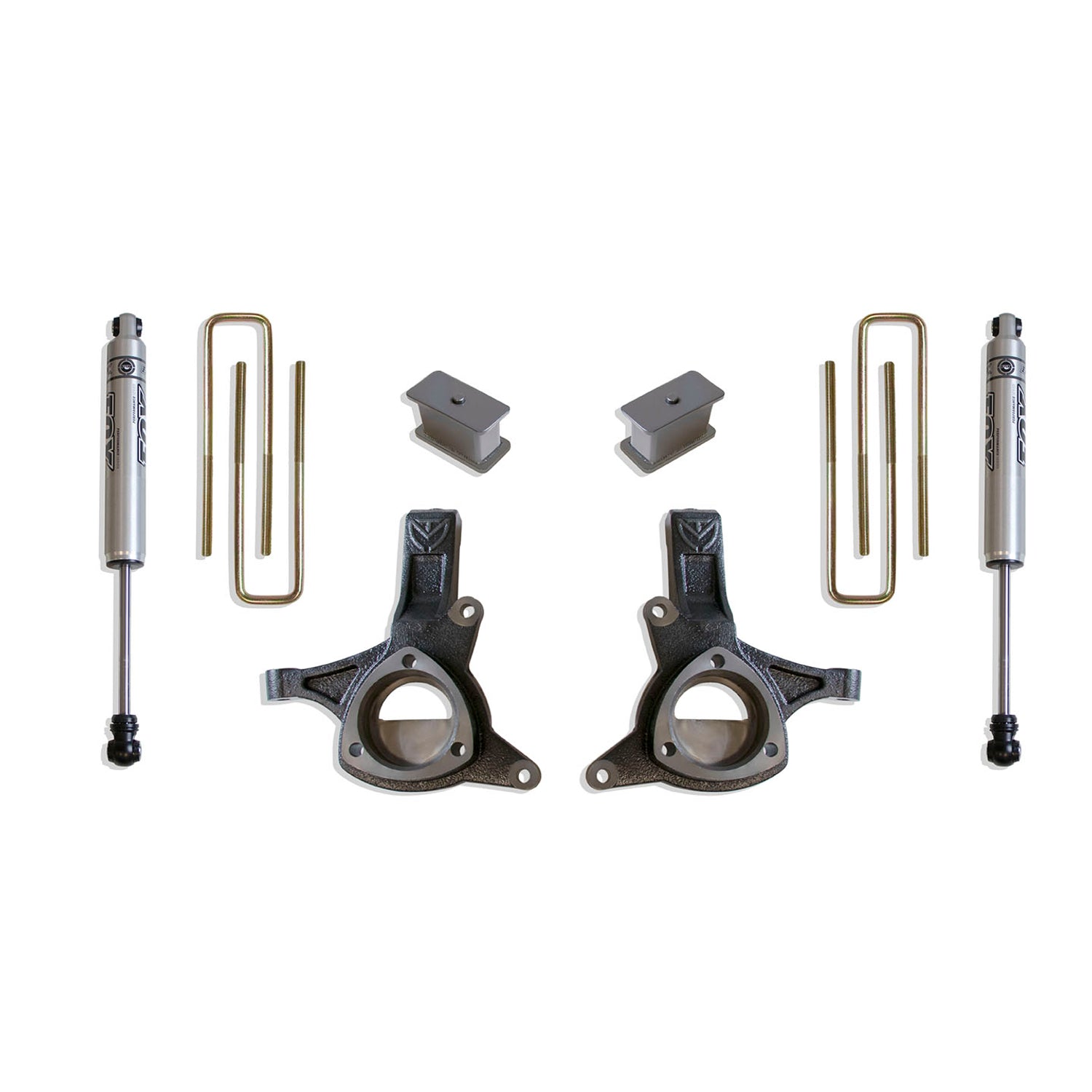 4.5in Lift Kit w/Fox Shocks & Cast Steel Arms <br> 07-16 Chevy Silverado GMC Sierra 1500 HD Classic