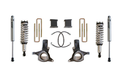 7in Lift Kit w/Fox Shocks & Stamped Steel Arms <br> 16-18 Chevy Silverado GMC Sierra 1500