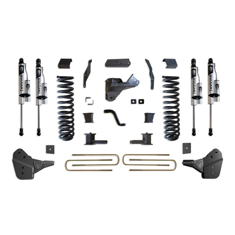 4in Lift Kit w/Vulcan Reservoir Shocks <br> 23-25 Ford F-250 F-350 Super Duty