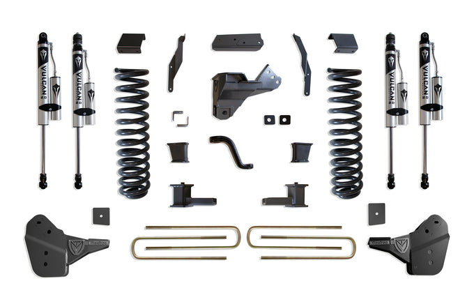 4in Lift Kit w/Vulcan Reservoir Shocks <br> 23-25 Ford F-250 F-350 Super Duty