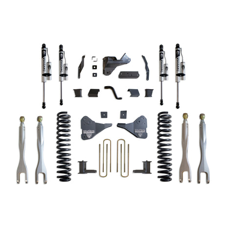 8in Lift Kit W/ 4-Links & Vulcan Reservoir Shocks <br> 23-25 Ford F-250 F-350 Super Duty