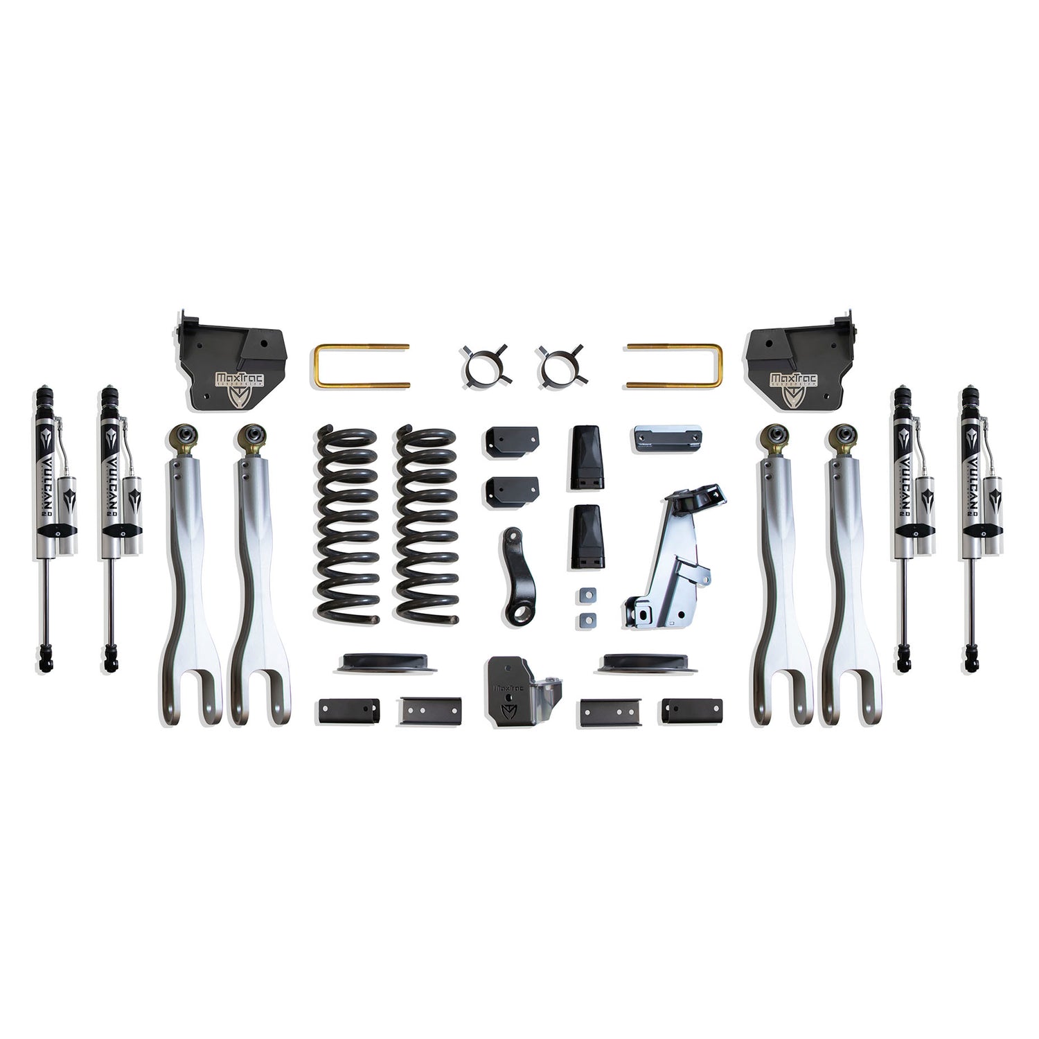 4in Lift Kit W/ 4-Links & Vulcan Reservoir Shocks <br> 14-18 Ram 2500