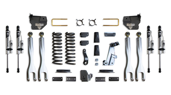 4in Lift Kit W/ 4-Links & Vulcan Reservoir Shocks <br> 14-18 Ram 2500