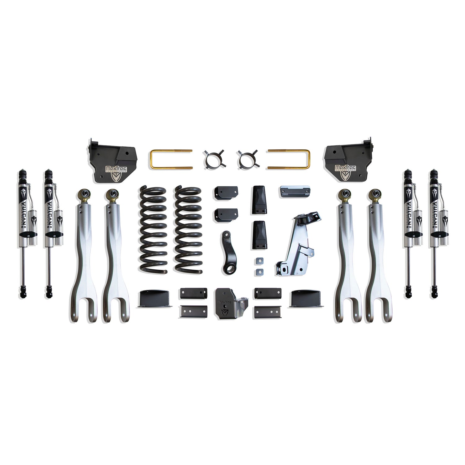 6in Lift Kit W/ 4-Links & Vulcan Reservoir Shocks <br> 14-18 Ram 2500