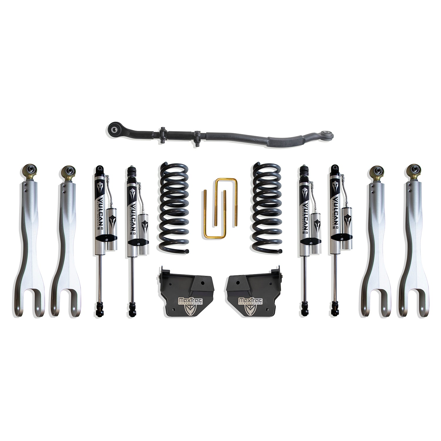 2.5in Lift Kit W/ 4-Links & Vulcan Reservoir Shocks <br> 13-26 Ram 3500