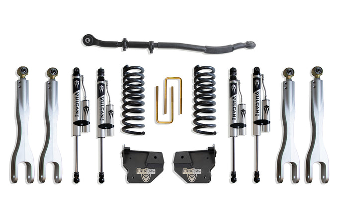 2.5in Lift Kit W/ 4-Links & Vulcan Reservoir Shocks <br> 13-26 Ram 3500