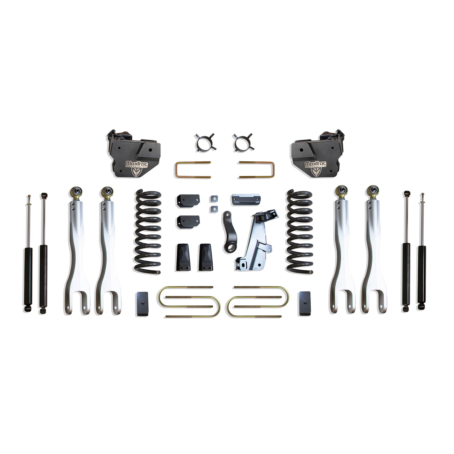 4in Lift Kit W/ 4-Links & Maxtrac Shocks <br> 13-18 Ram 3500