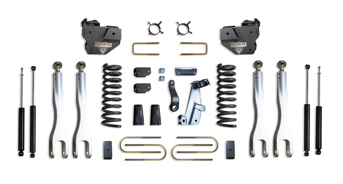 4in Lift Kit W/ 4-Links & Maxtrac Shocks <br> 13-18 Ram 3500