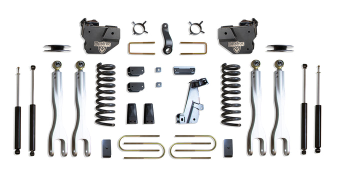 4in Lift Kit W/ 4-Links & Maxtrac Shocks <br> 13-18 Ram 3500