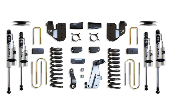 4in Suspension Lift Kit w/Vulcan Reservoir Shocks <br> 13-18 Ram 3500
