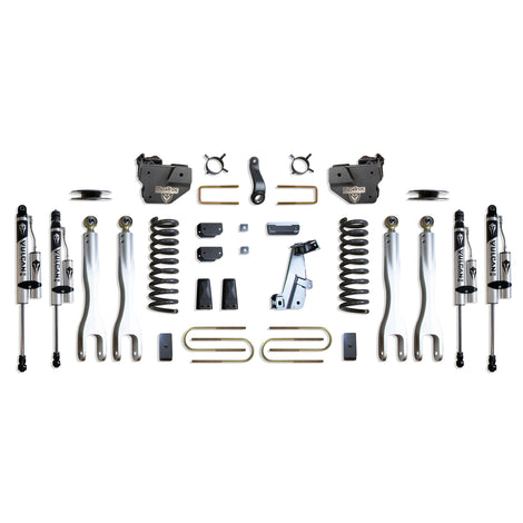 4in Lift Kit W/ 4-Links & Vulcan Reservoir Shocks <br> 13-18 Ram 3500
