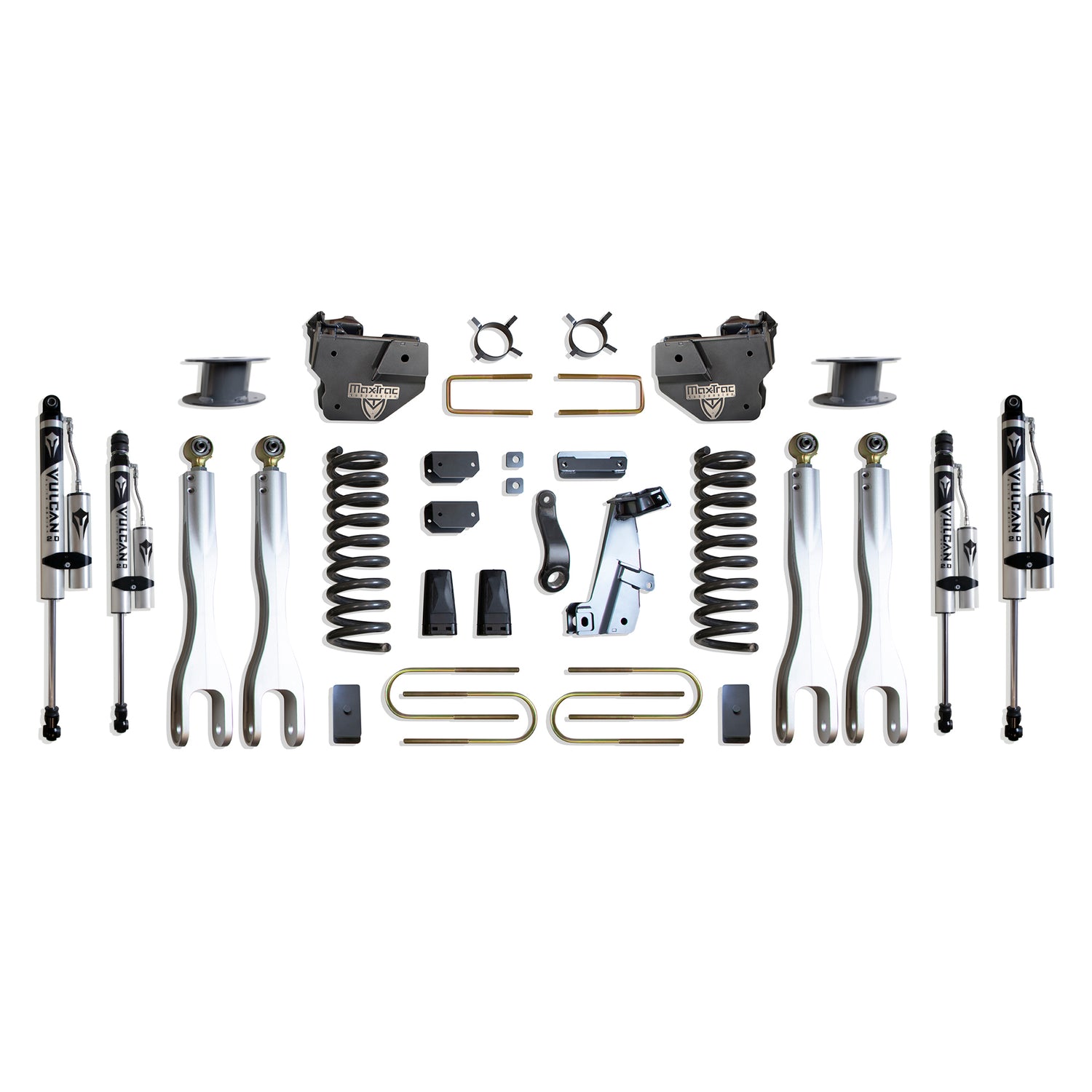 6in Lift Kit W/ 4-Links & Vulcan Reservoir Shocks <br> 13-18 Ram 3500