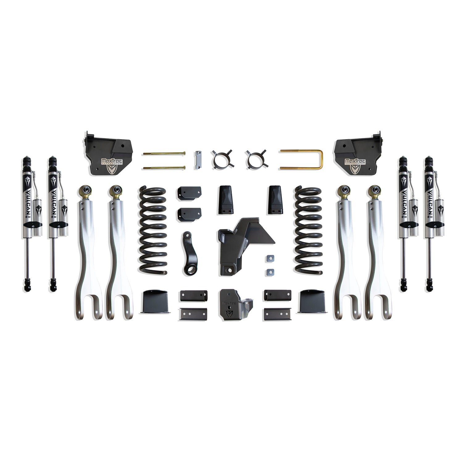 8in Lift Kit W/ 4-Links & Vulcan Reservoir Shocks <br> 19-24 Ram 2500