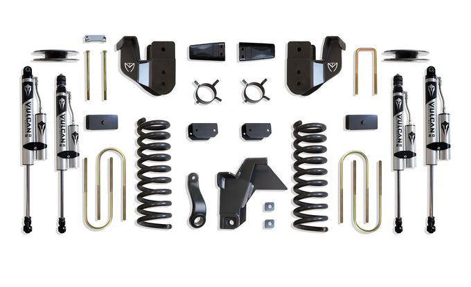 4in Suspension Lift Kit w/Vulcan Reservoir Shocks <br> 19-24 Ram 3500