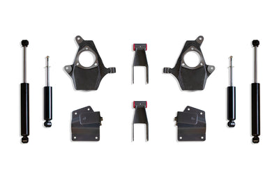 2in /4in Lowering Kit w/Spindles <br> 99-06 Chevy Silverado GMC Sierra 1500 HD