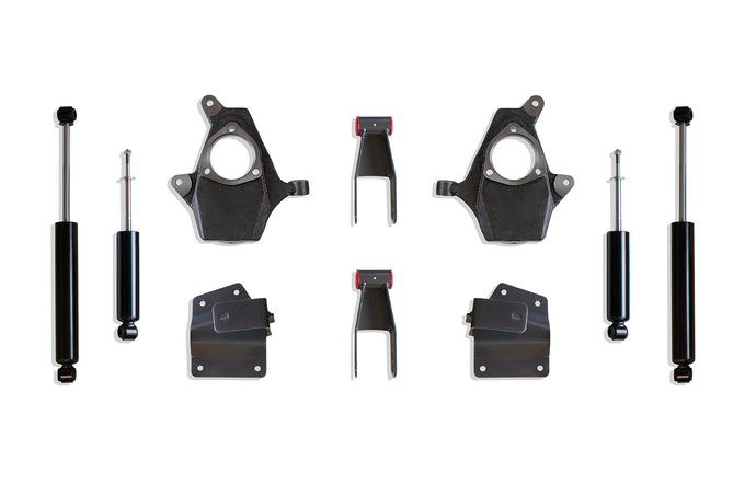 2in /4in Lowering Kit w/Spindles <br> 99-06 Chevy Silverado GMC Sierra 1500 HD