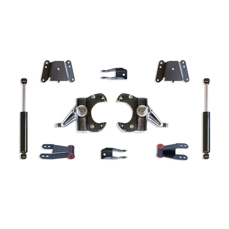 2.5in /4in Lowering Kit for 1in Thick Rotors <br> 73-86 Chevy C10 Suburban Pickup