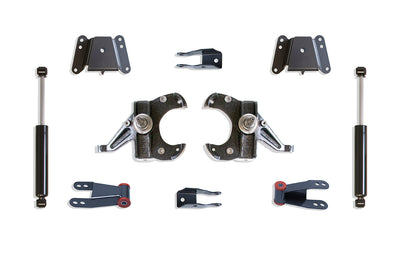 2.5in /4in Lowering Kit for 1in Thick Rotors <br> 73-86 Chevy C10 Suburban Pickup