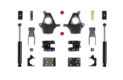 2in /4in Lowering Kit w/Spindles <br> 07-16 Chevy Silverado GMC Sierra 1500 HD Classic