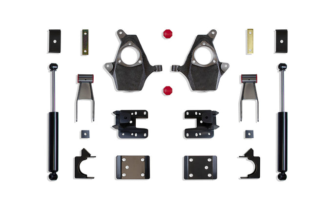 2in /4in Lowering Kit w/Spindles <br> 07-16 Chevy Silverado GMC Sierra 1500 HD Classic