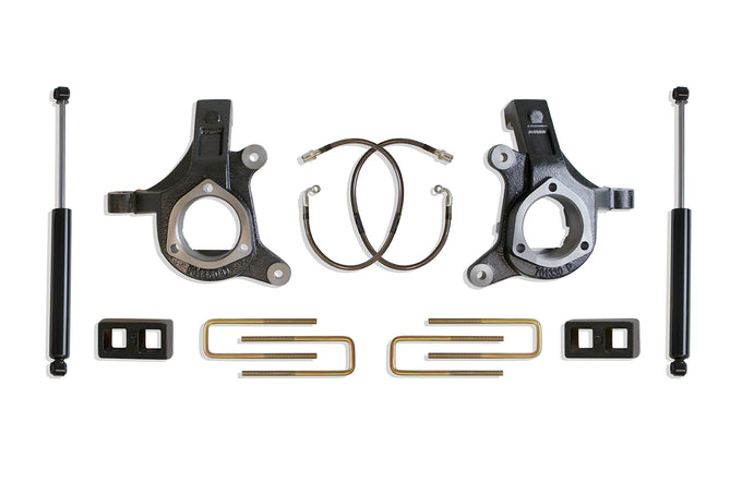3in/1in Spindle Lift Kit w/MaxTrac Shocks <br> 07-16 Chevy Silverado GMC Sierra 1500 HD Classic