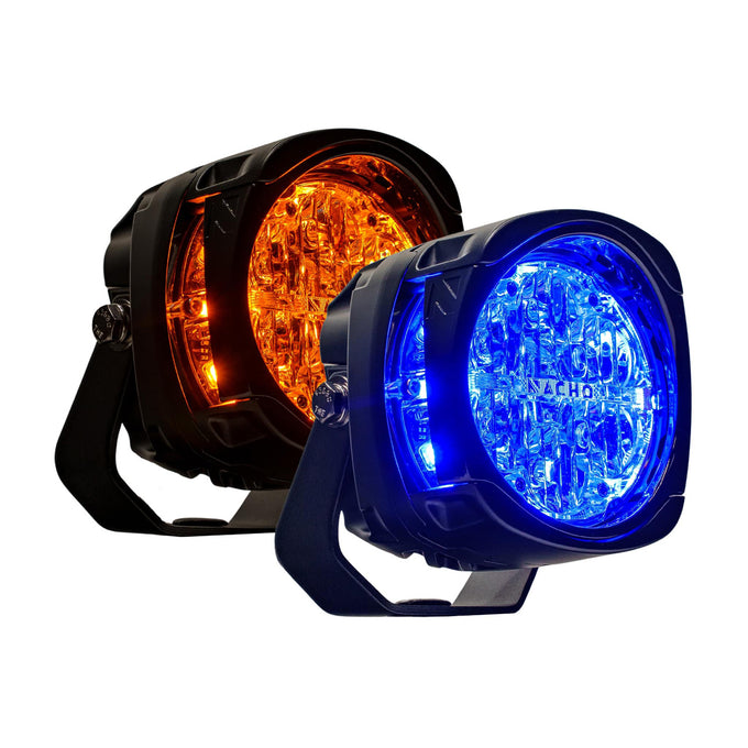 Quatro Chase - Amber/Blue (Pair)