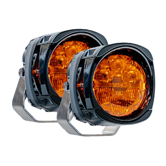 Quatro Amber Light SAE Combo