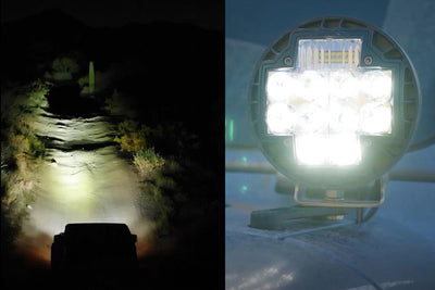 5.75in Offroad TM5 Combo White LED Light Set