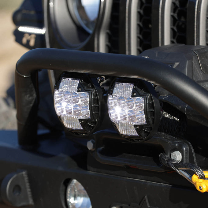 5.75in Offroad TM5 Combo White LED Light Set