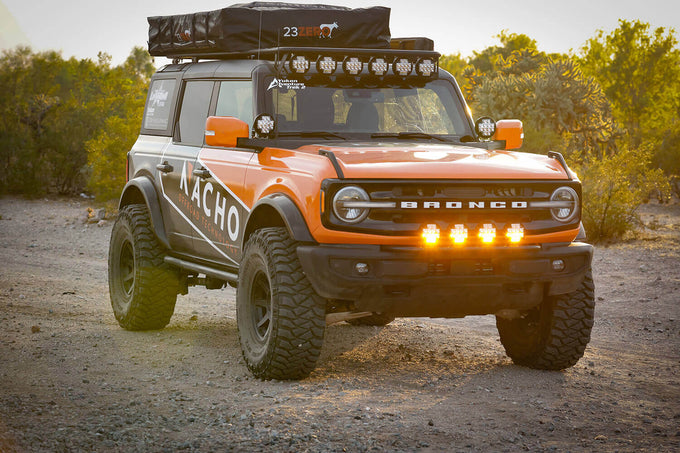 5.75in Offroad TM5 Amber White LED Light Set