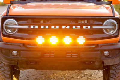 5.75in Offroad TM5 Amber White LED Light Set