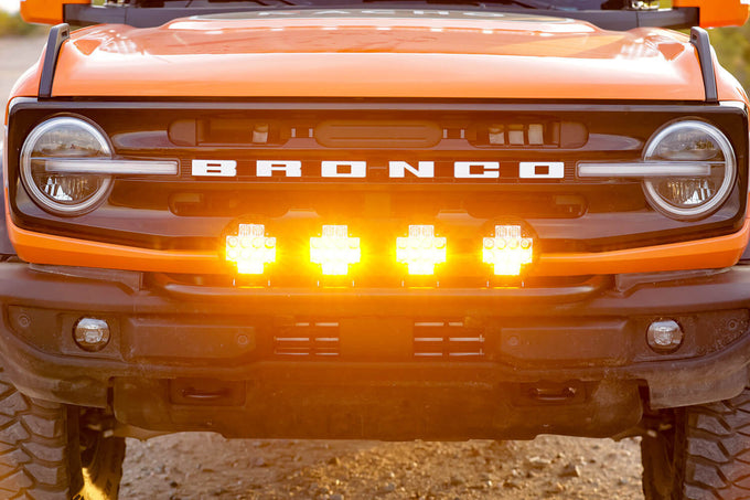 5.75in Offroad TM5 Amber White LED Light Set