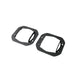 1 Piece Bumper Quatro Fog Mounts <br>07-23 Jeep Wrangler, 20-23 Gladiator