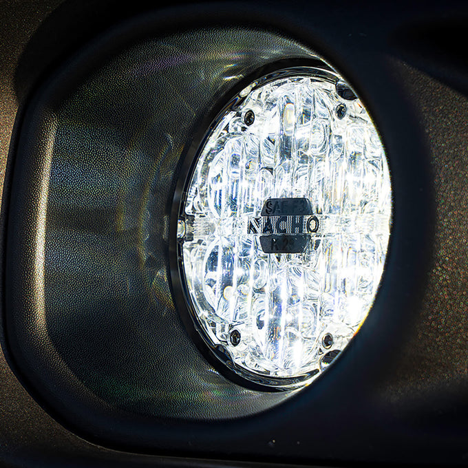 SAE Only White Plug N Play Fog Light Kit (Bumper Kit) <br>18-24 Jeep Wrangler, 20-24 Gladiator