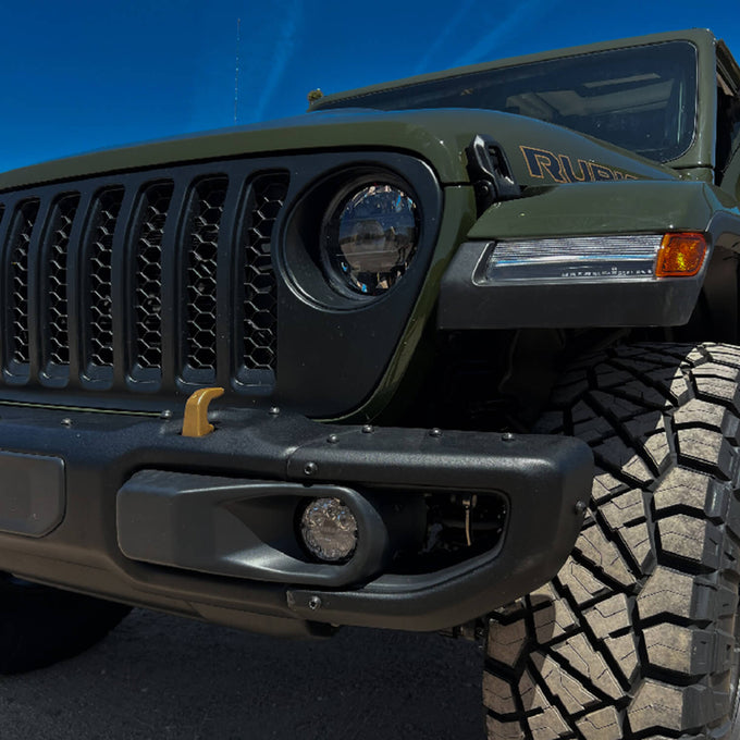 3 Piece Modular Bumper Quatro Fog Mount <br>18-23 Jeep Wrangler, 20-23 Gladiator