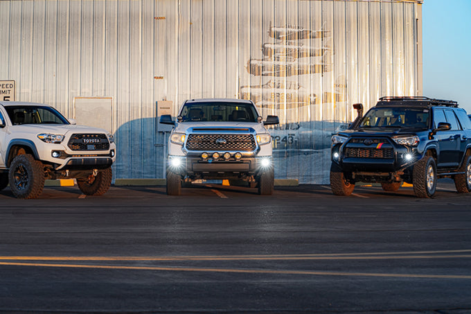Quatro Fog Mount <br>14-22 Toyota Tundra, 14-23 4Runner