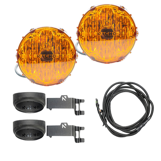 SAE Only Plug N Play Fog Light Kit - Amber <br>14-23 Toyota Tundra, 4Runner
