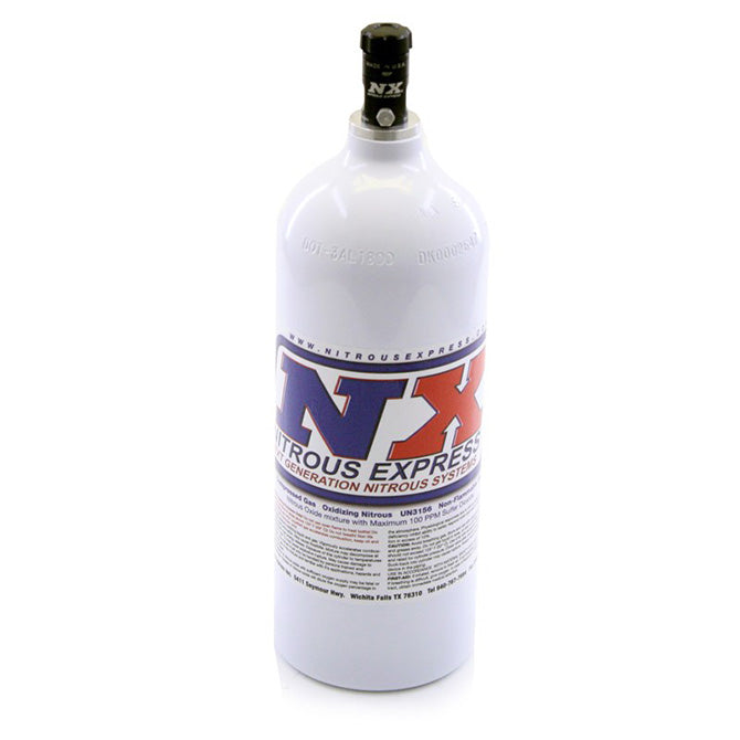 5lb Bottle w/Motorcycle Valve <br> 5.25 Dia x 16.14 Tall