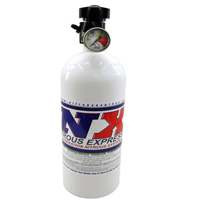 10lb Bottle w/ Lightning 500 Valve & Gauge <br> 6.89in Dia x 20.19in Tall
