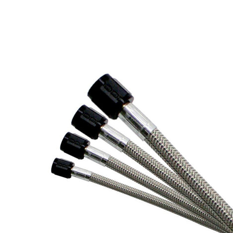6AN 12ft Stainless Steel Braided Hose <br> Universal Fit (6AN Applications)