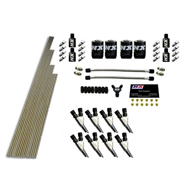 8 Cyl STD Nozzle Intake Plumbing Kit <br> Incluedes Hardware