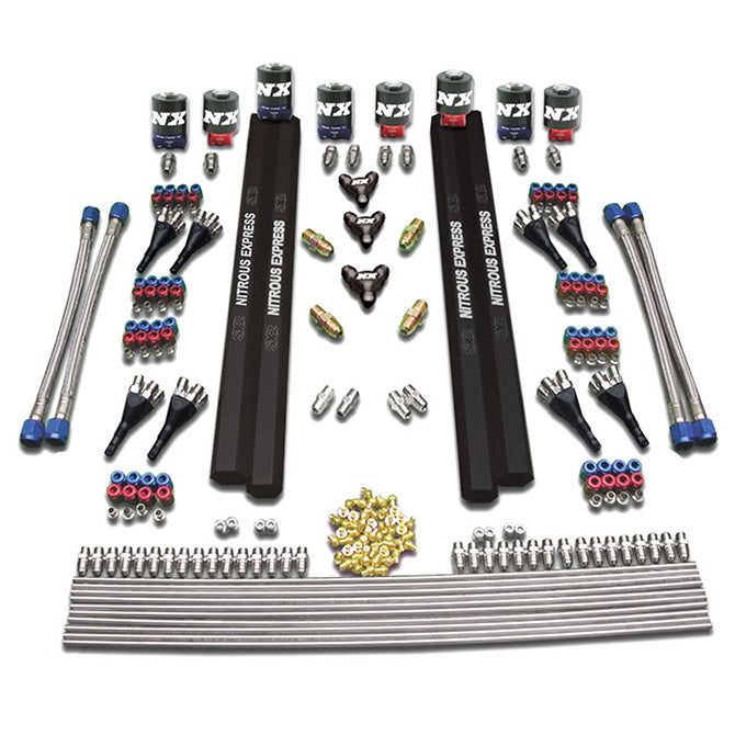 8 Cyl SX2 Nozzle Intake Plumbing Kit <br> Incluedes Hardware