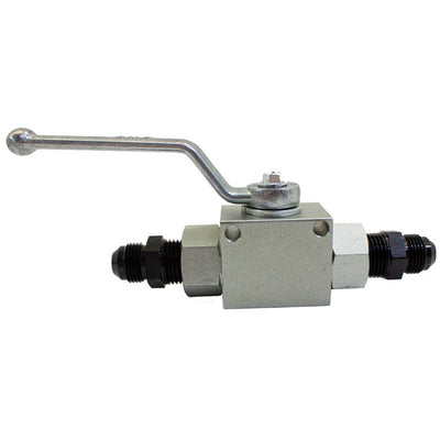Remote Shutoff Nitrous Valve <br> 8AN Male Inlet and Outlet
