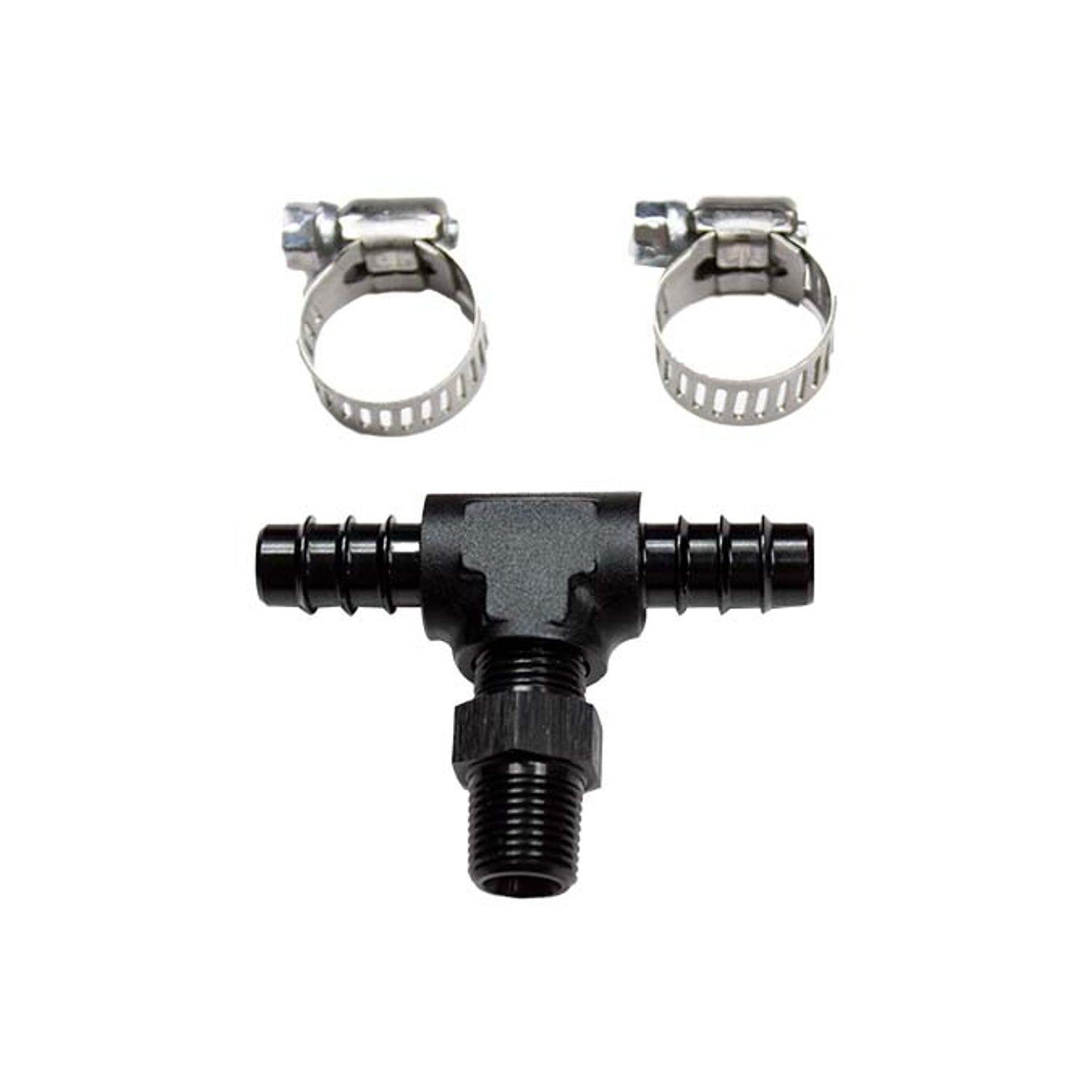 1/8NPT x 1/4 Hose Barb Tee <br> Universal Application