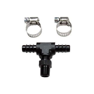 1/8NPT x 1/4 Hose Barb Tee <br> Universal Application