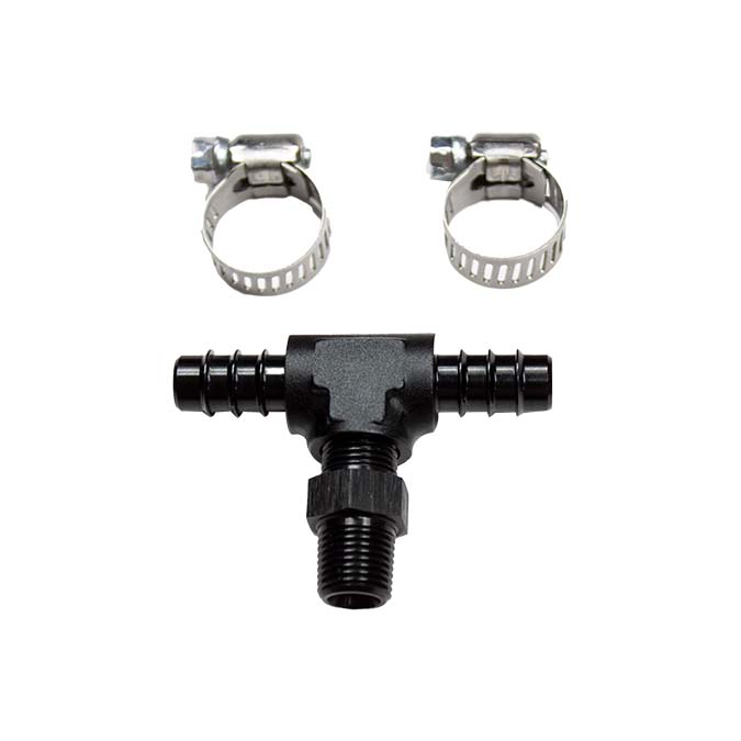 1/8NPT x 1/4 Hose Barb Tee <br> Universal Application