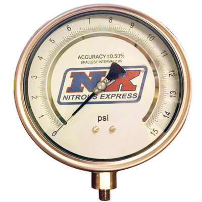 6 Certified Pressure Gauge Only <br> Gauge From P/N 15529