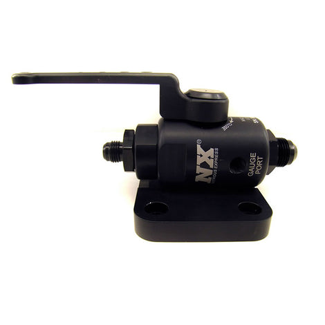 Remote Shutoff Nitrous Valve <br> 4AN Male Inlet and Outlet
